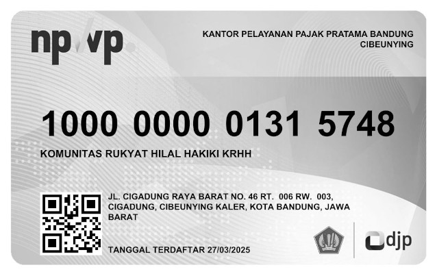 Organisasi npwpkrhh